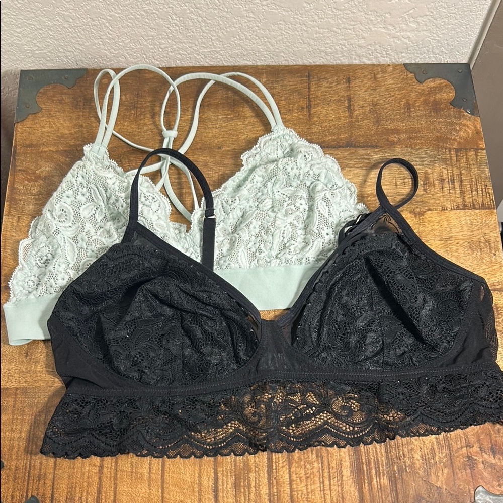 Gilligan & O'Malley Black Lace Bralette